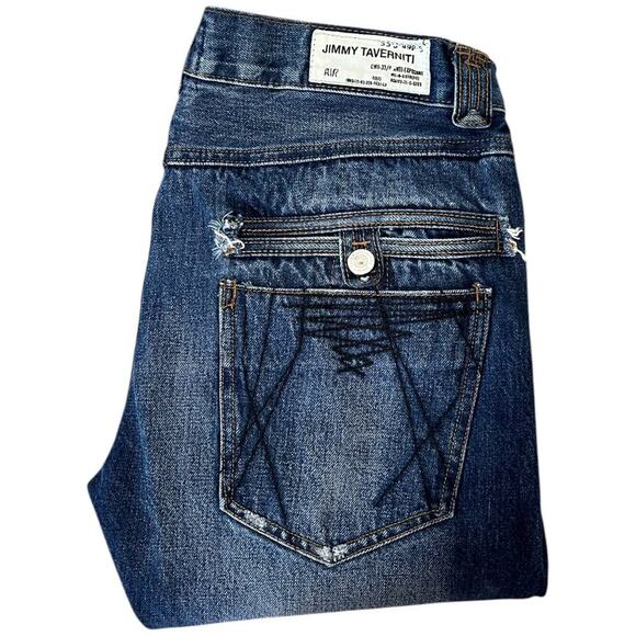 Jimmy Taverniti Selvedge 55-j-499-5 Air Anti-Exposure Jeans - Picture 1 of 6